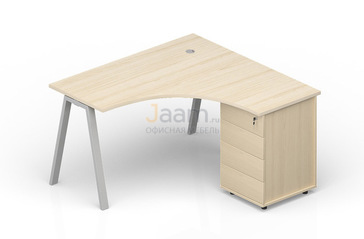 Мебель для персонала Стол на опорной тумбе ARG1414