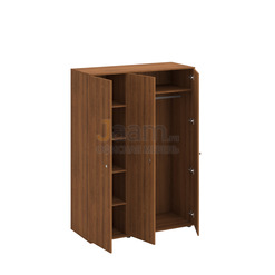 Мебель для гостиниц Офисный шкаф для одежды 3-створчатый (4 полки, верхняя полка и штанга для вешалок) С 20 ОФ