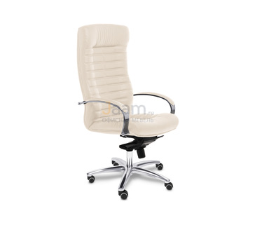 Кресло для руководителя ORION CHROME A кожа+кож.зам.