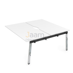 Мебель для персонала Средний модуль стола БЕНЧ-системы сдвоенные на 2 раб. места металл глянец 10БДСВ.284