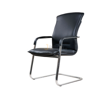 Офисный стул Берлин/В Кожа нестандартная/база хром