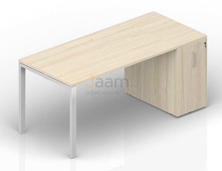 Мебель для персонала Стол с приставным шкафом Tower STTPM148T072