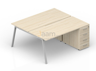 Мебель для персонала Составной стол с приставными тумбами (меламиновые аутлеты) AR2TPM148N072