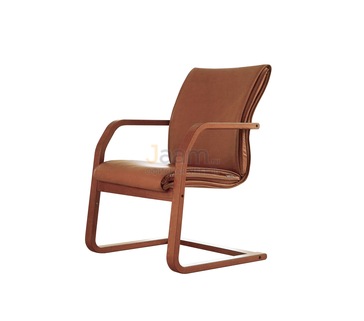 Офисный стул Лондон/В Кожа нестандартная/база дерево