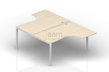 Мебель для персонала Составной стол на 2 рабочих места ST2TG1612